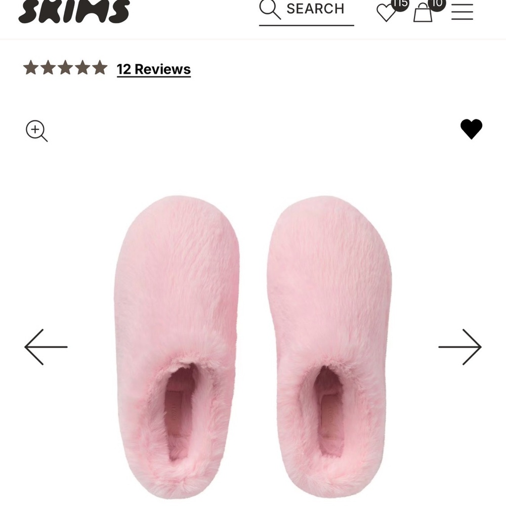 SKIMS Faux Fur Slipper